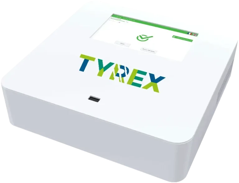 K-REX SATELLITE: Wall-mounted USB decontamination station for confined spaces with advanced antivirus and antimalware protection.